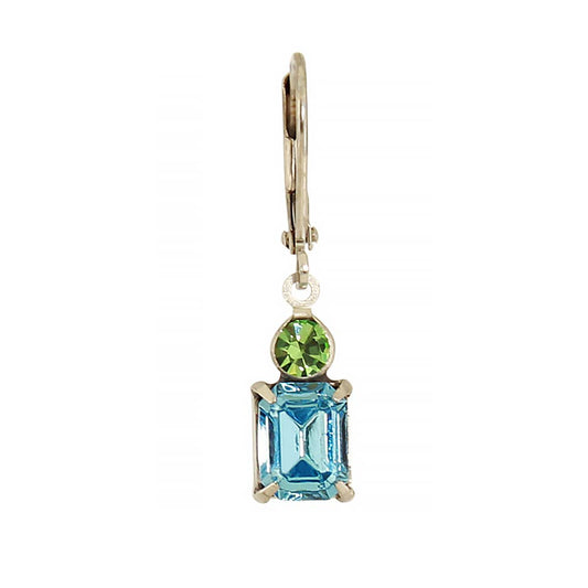 Crystal Rectangle Earring
