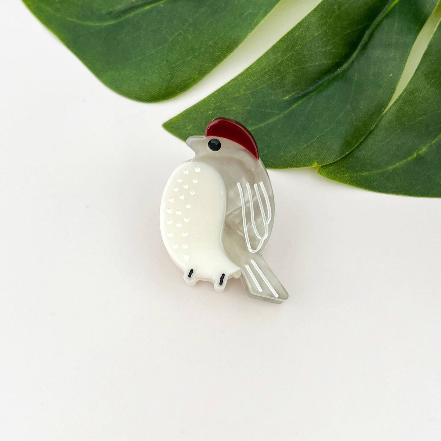 Cute Mini Bird Hair Claw Clip, Acetate Hair Accessories