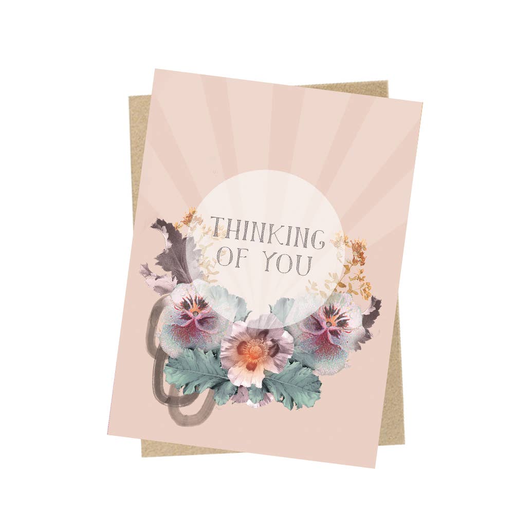 Mini Card - Pansy Love