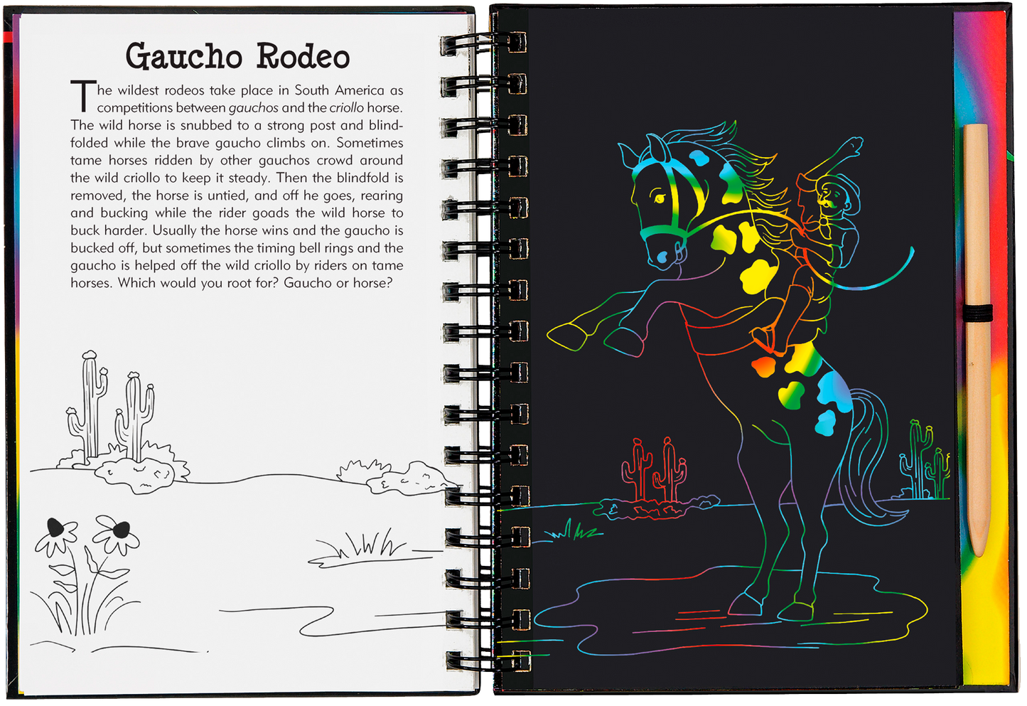 Horses Scratch and Sketch