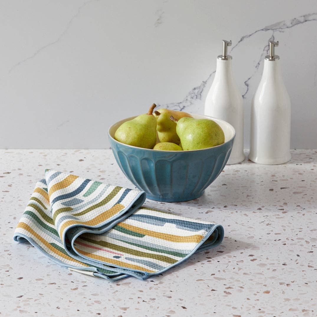 Floral Stems Microfiber Kitchen Towel