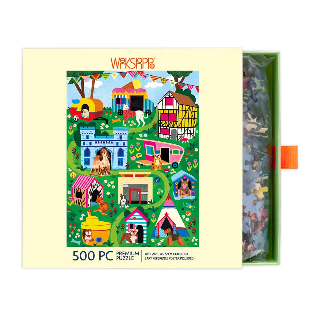 Doggie Dreamhouse 500 Piece Puzzle