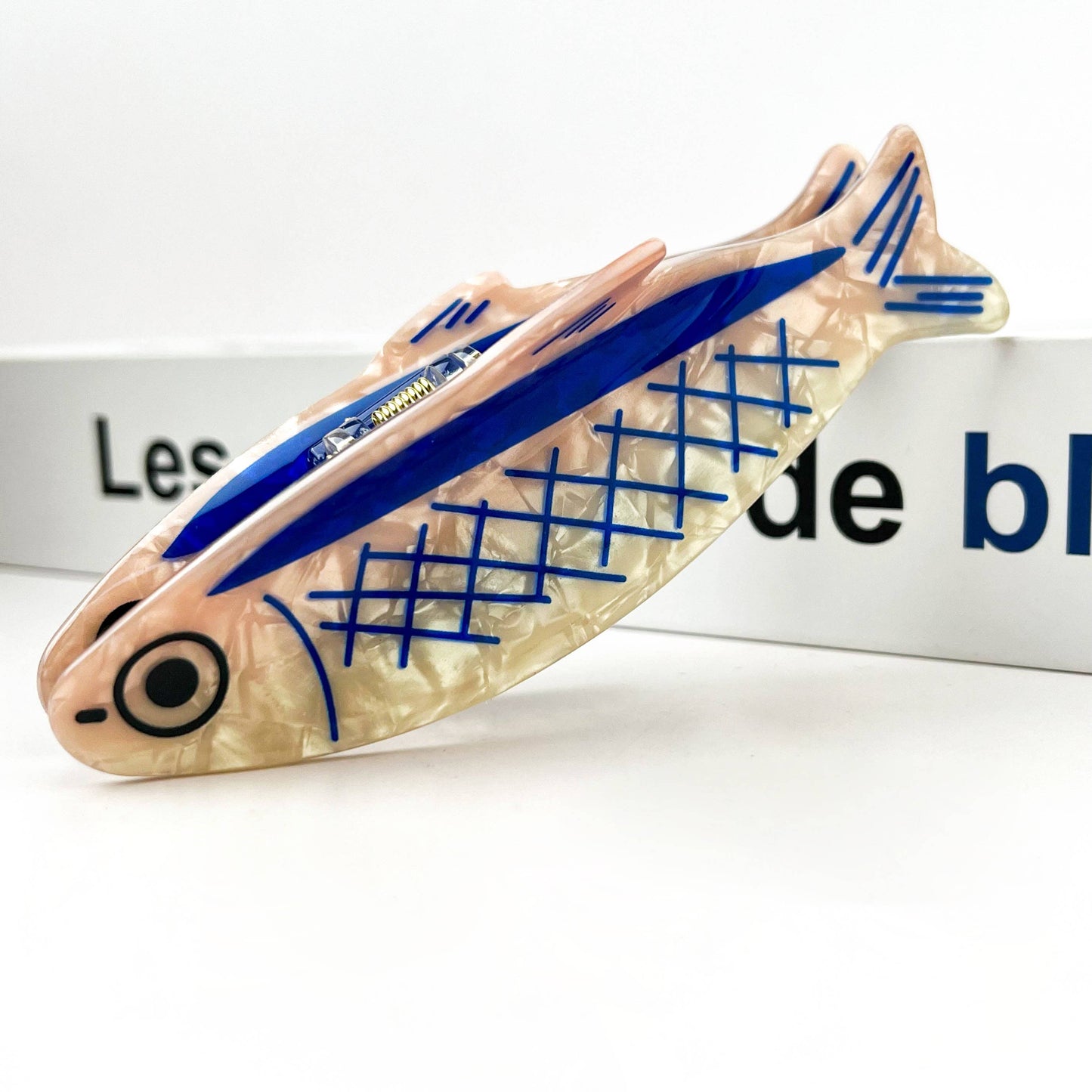 Sardine-Shaped Hair Claw Clip