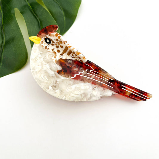 Cute Bird Acetate Hair Claw Clip