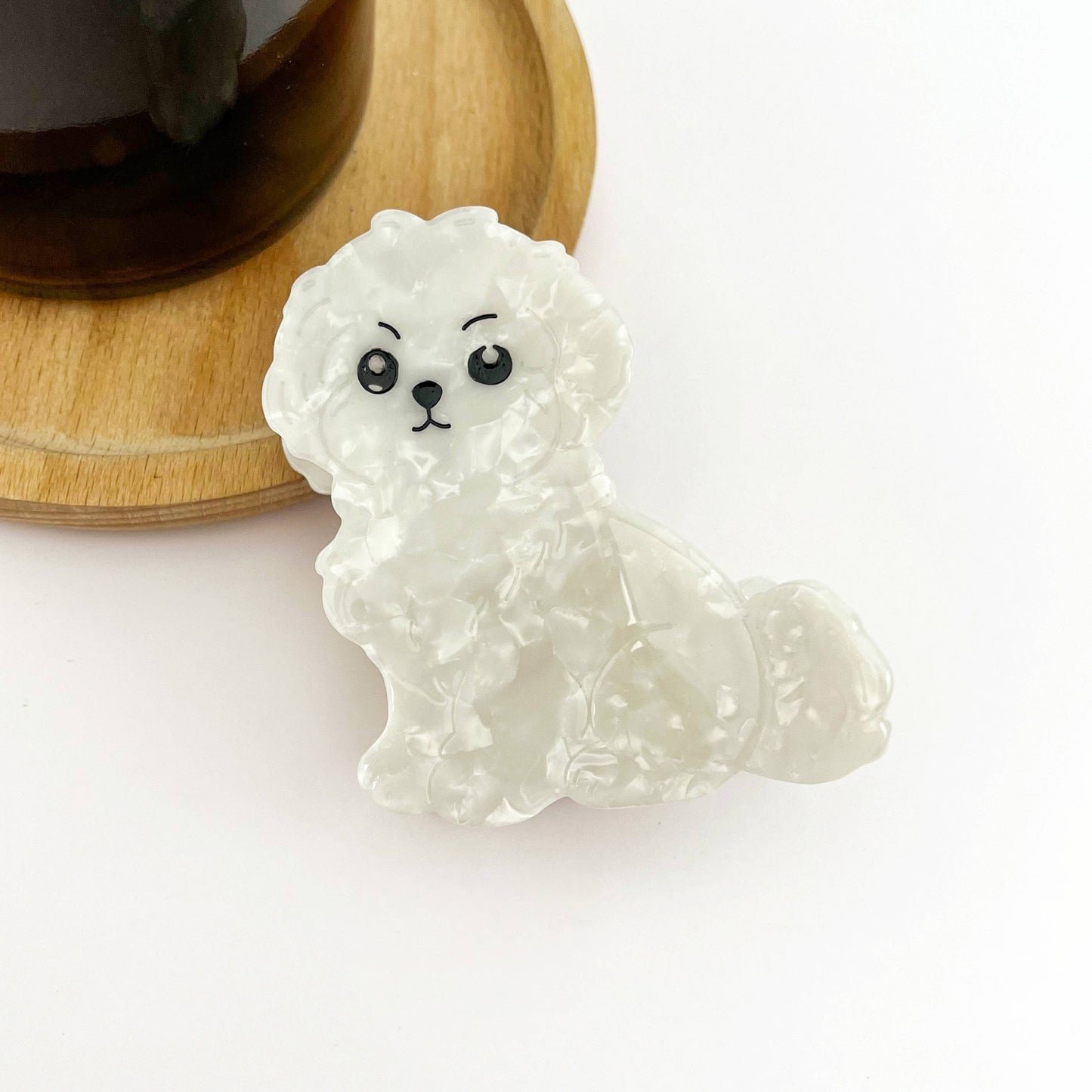 Cute Puppy Hair Claw Clip, Animal Dog Hair Clip