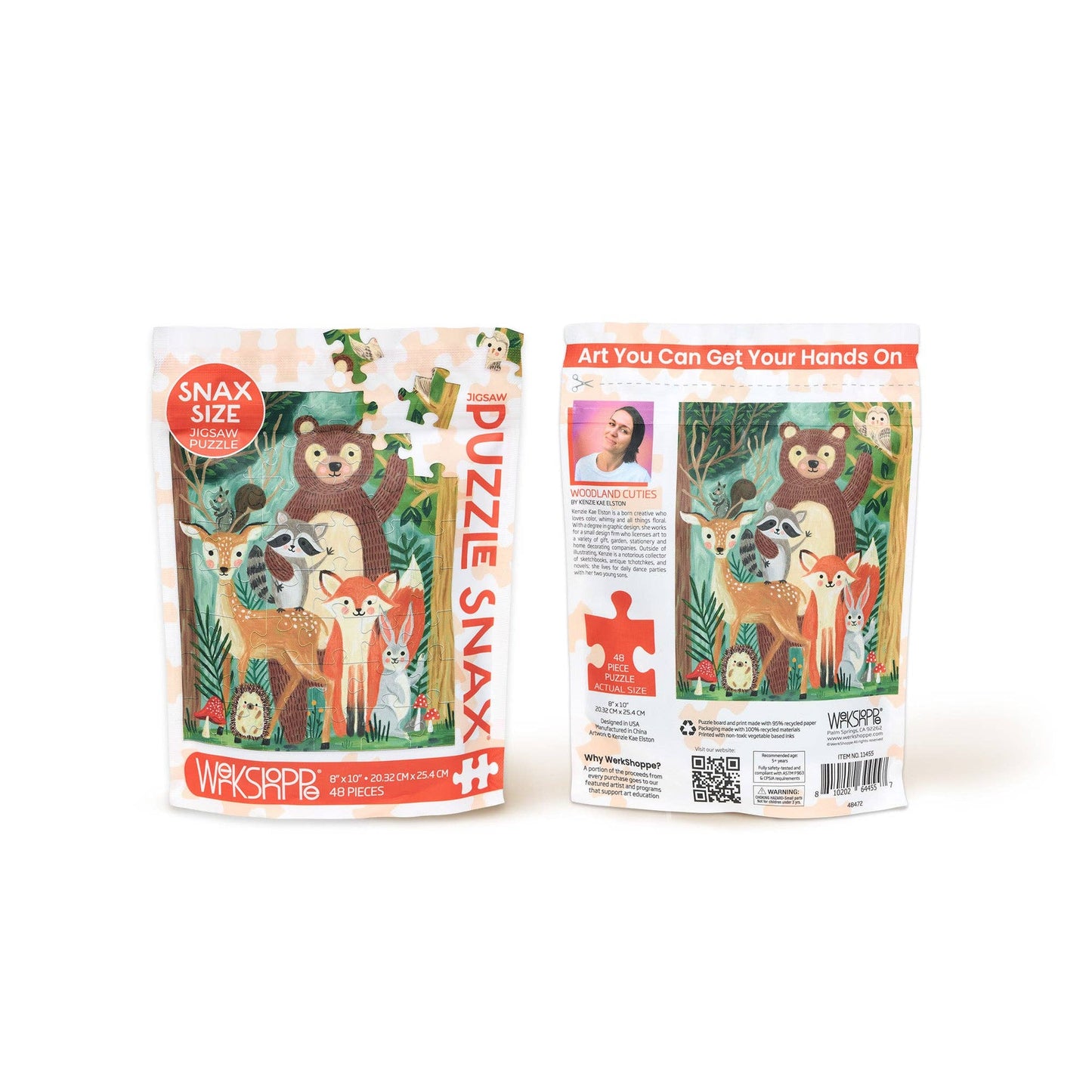 Woodland Cuties 48 Piece Kids Puzzle Snax Birthday Favor