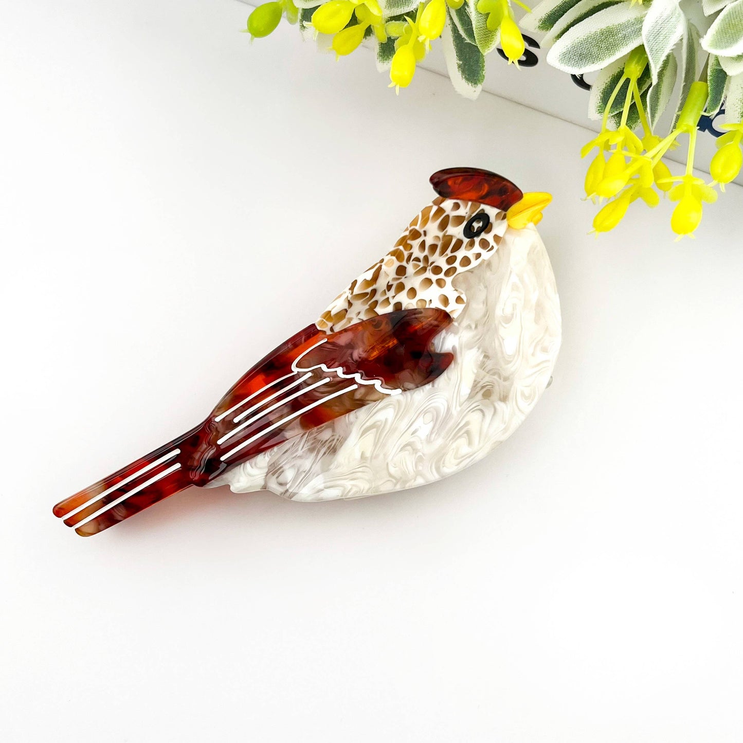 Cute Bird Acetate Hair Claw Clip