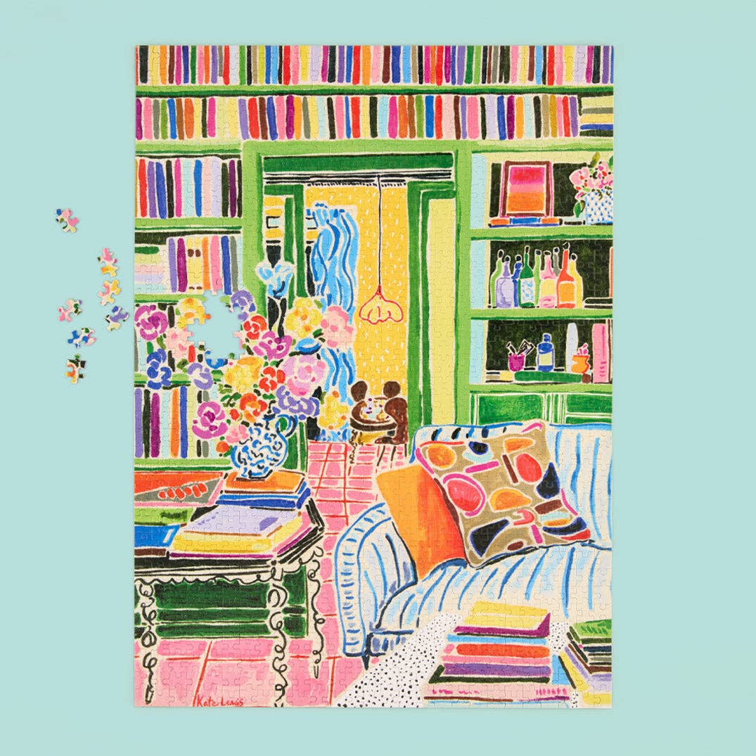 Books & Bouquets 1000 Piece Puzzle