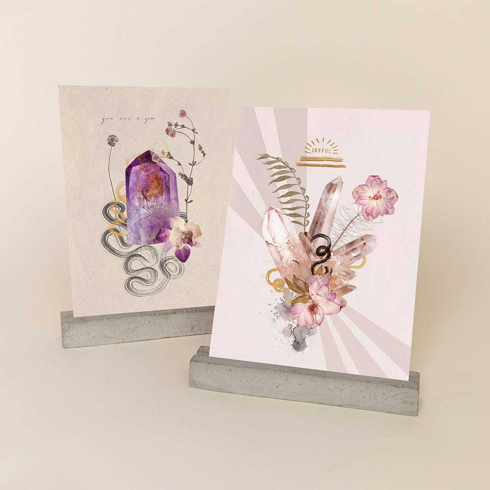 Greeting Card - Rose Quartz