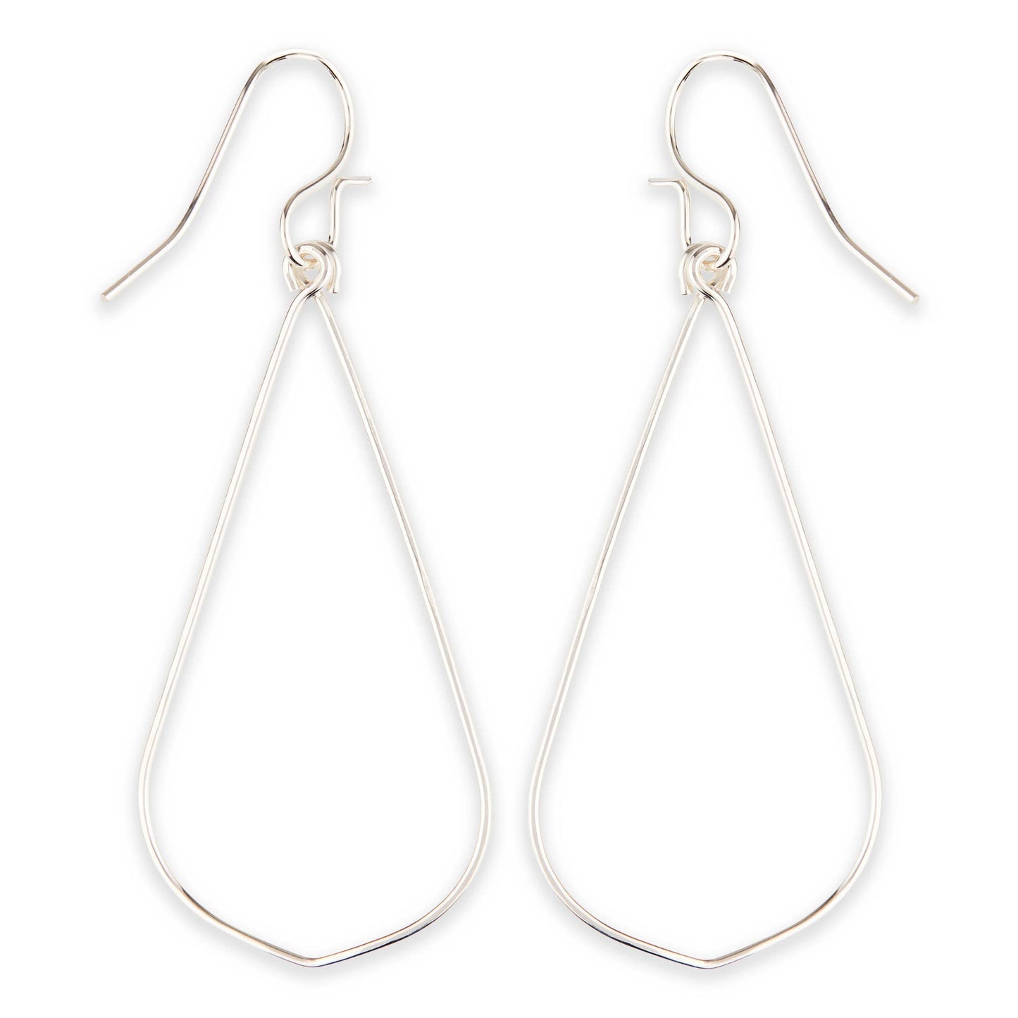 Hammered Teardrop Dangle Earring