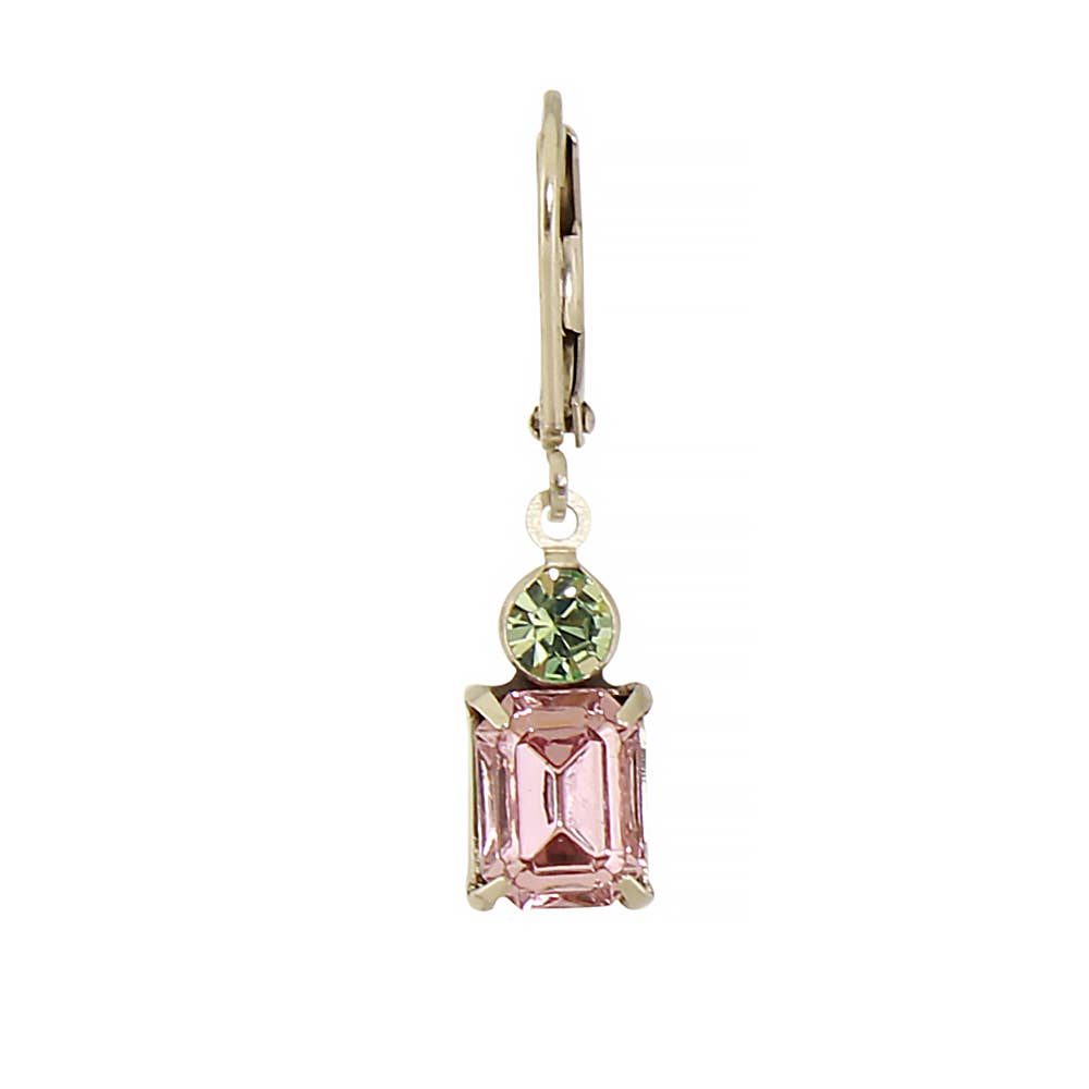 Crystal Rectangle Earring