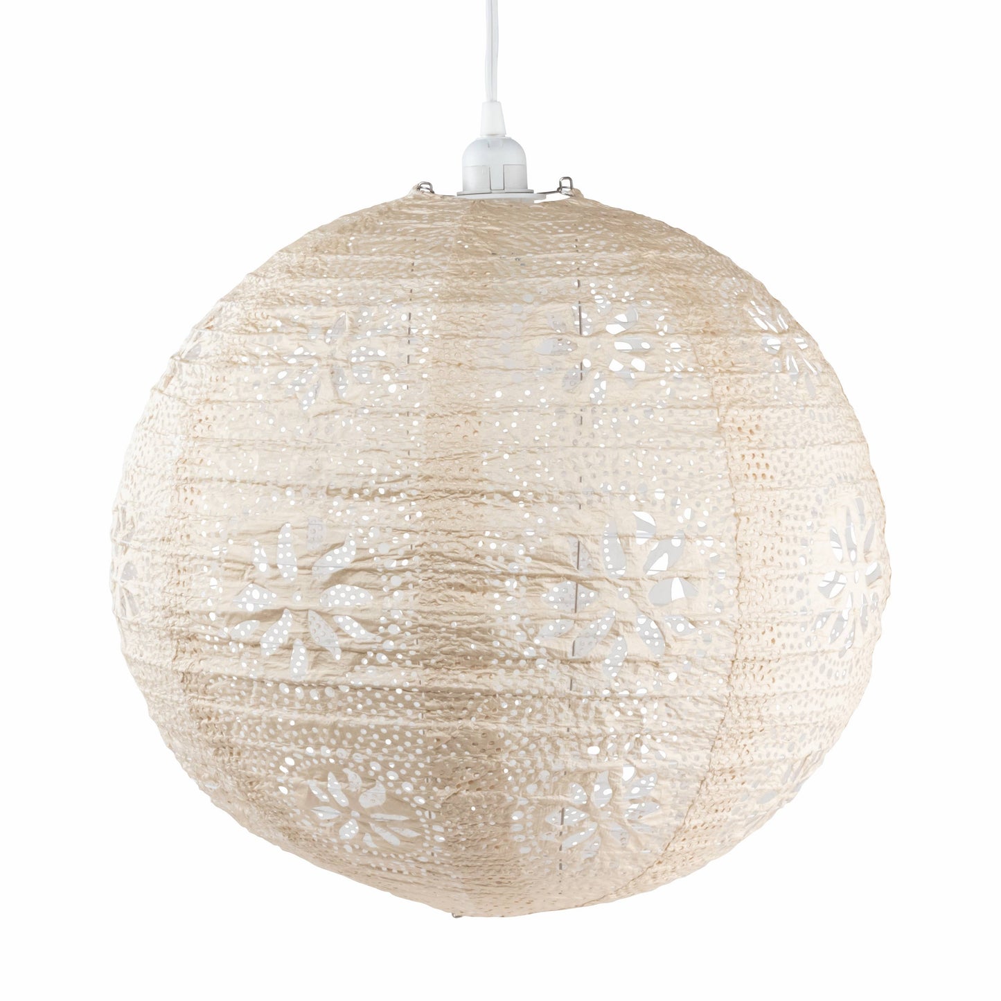 Stella Nova Outdoor Pendent Light - Boho 18"  Pearl
