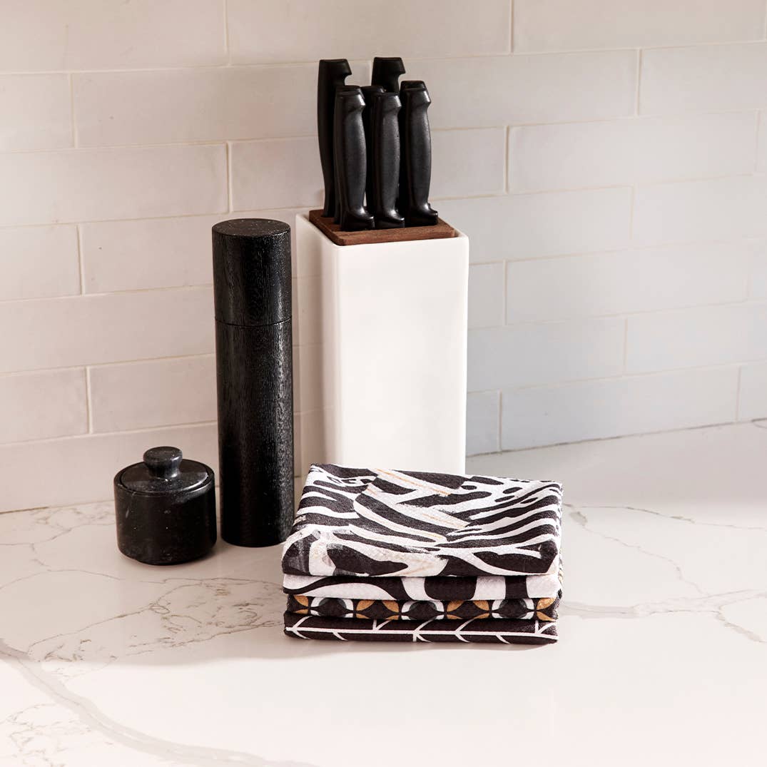Mod Floral Microfiber Kitchen Towel