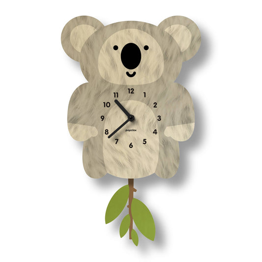 Koala Pendulum Clock - Wood