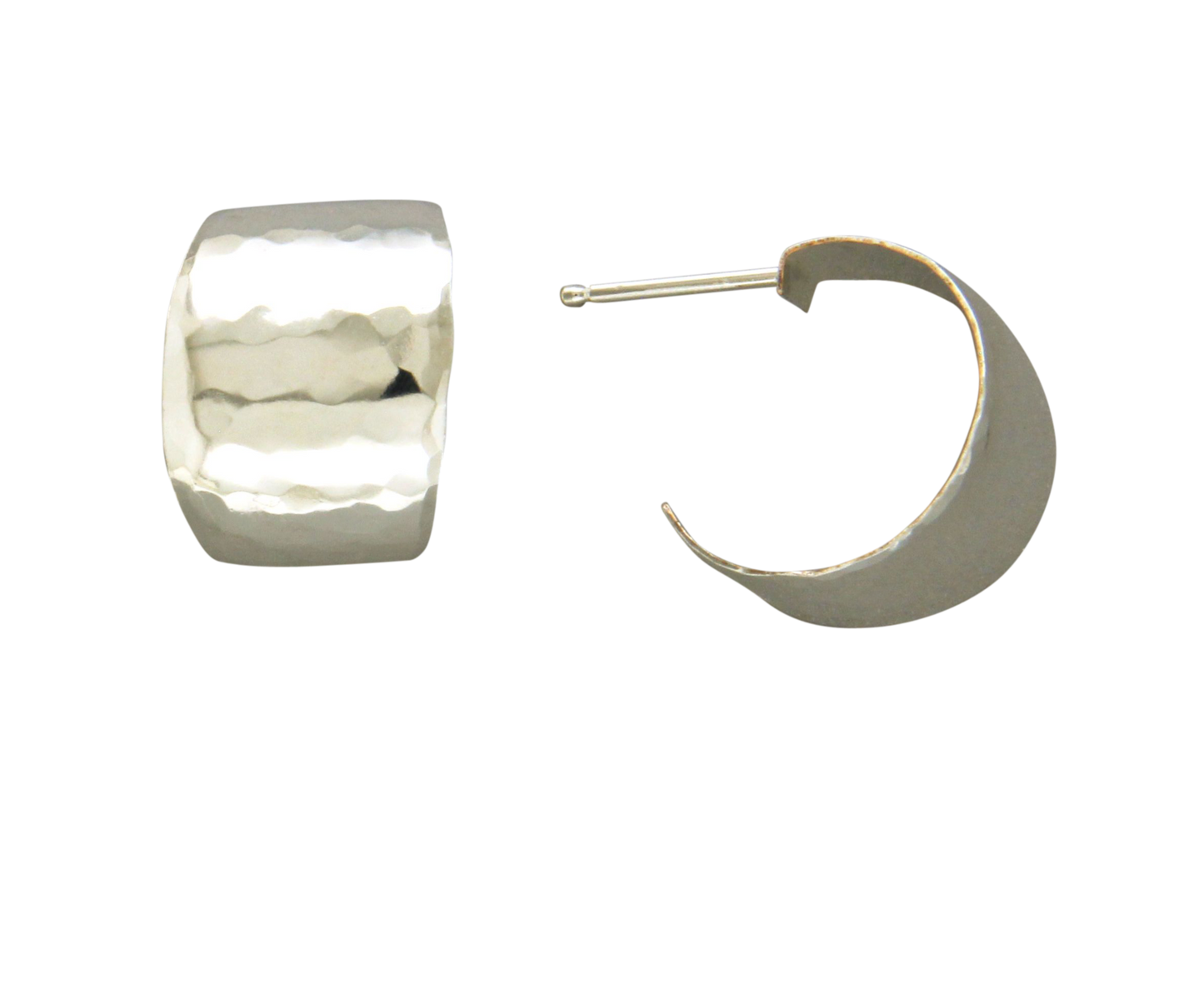 Large Ball Cuff Post Earring