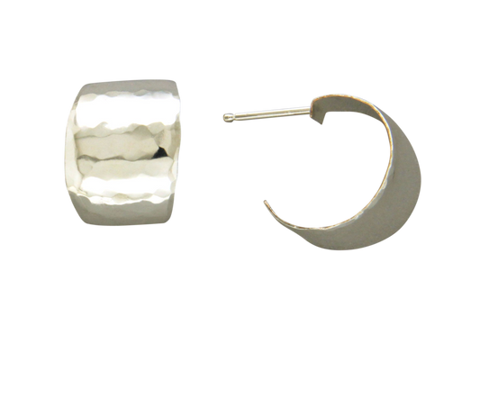 Large Ball Cuff Post Earring