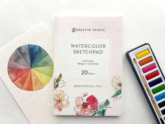 Watercolor Sketch Pad for Creatives- Premium Art Supplies