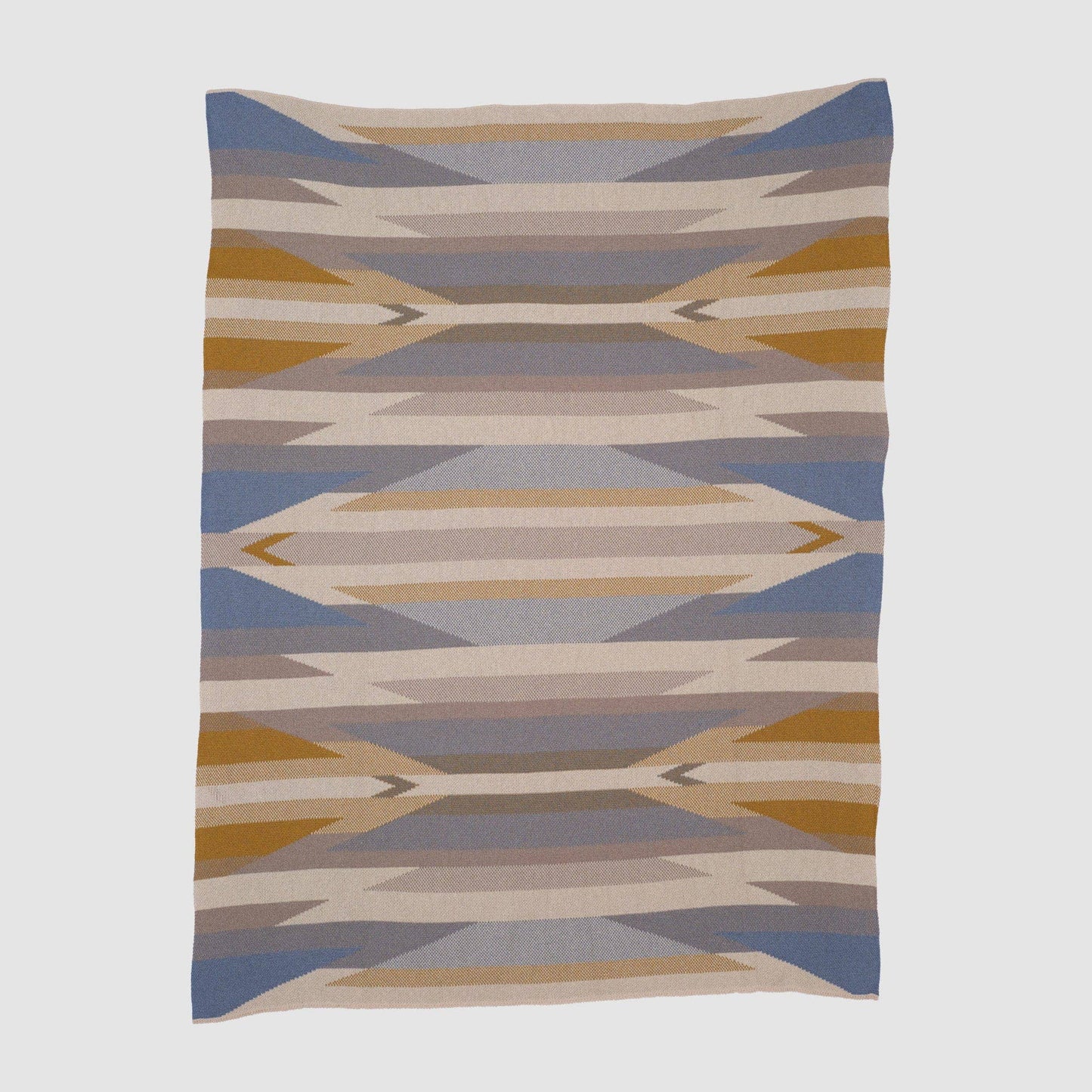 Cotton Southwest Arrows - Knit Throw Blanket | Sustainable