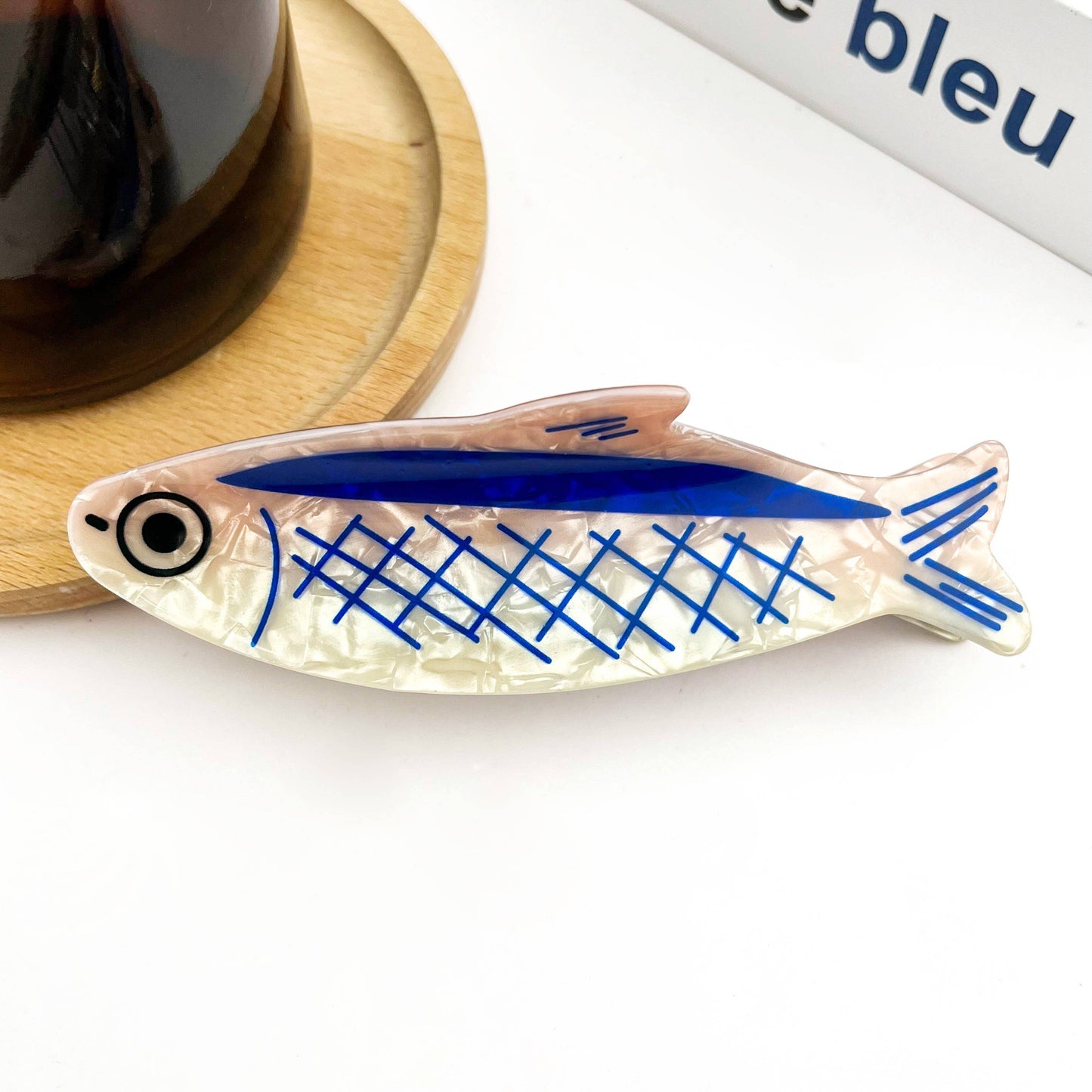 Sardine-Shaped Hair Claw Clip