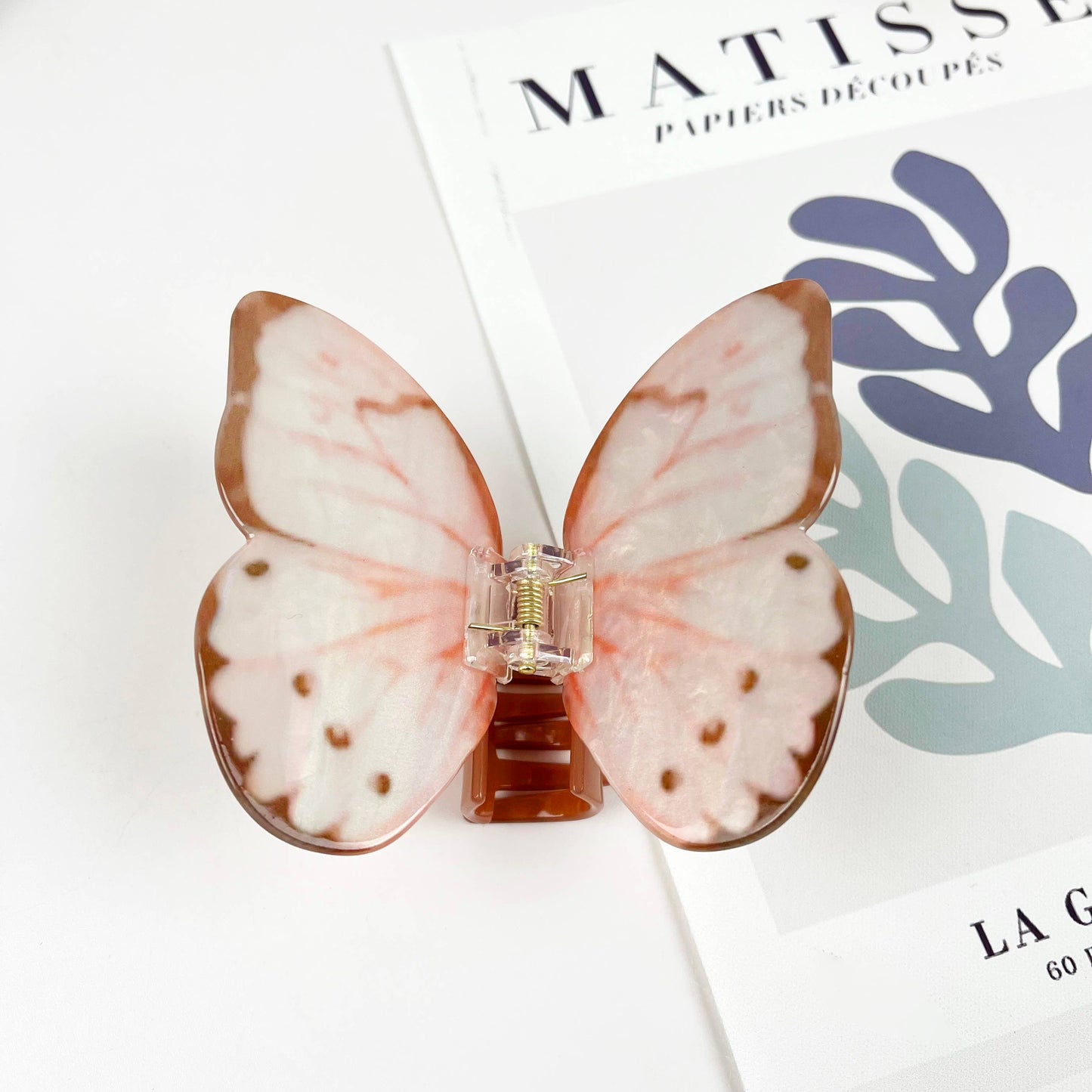 Acetate Large Butterfly Hair Clip