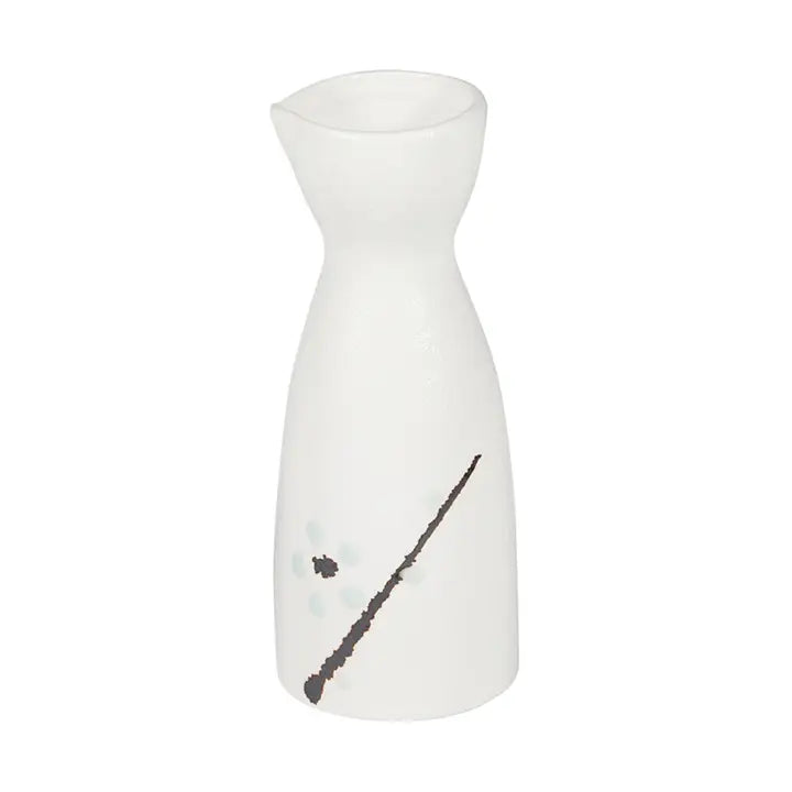 Single Flower Sake Bottle 5"