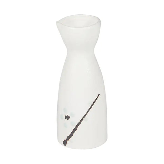 Single Flower Sake Bottle 5"