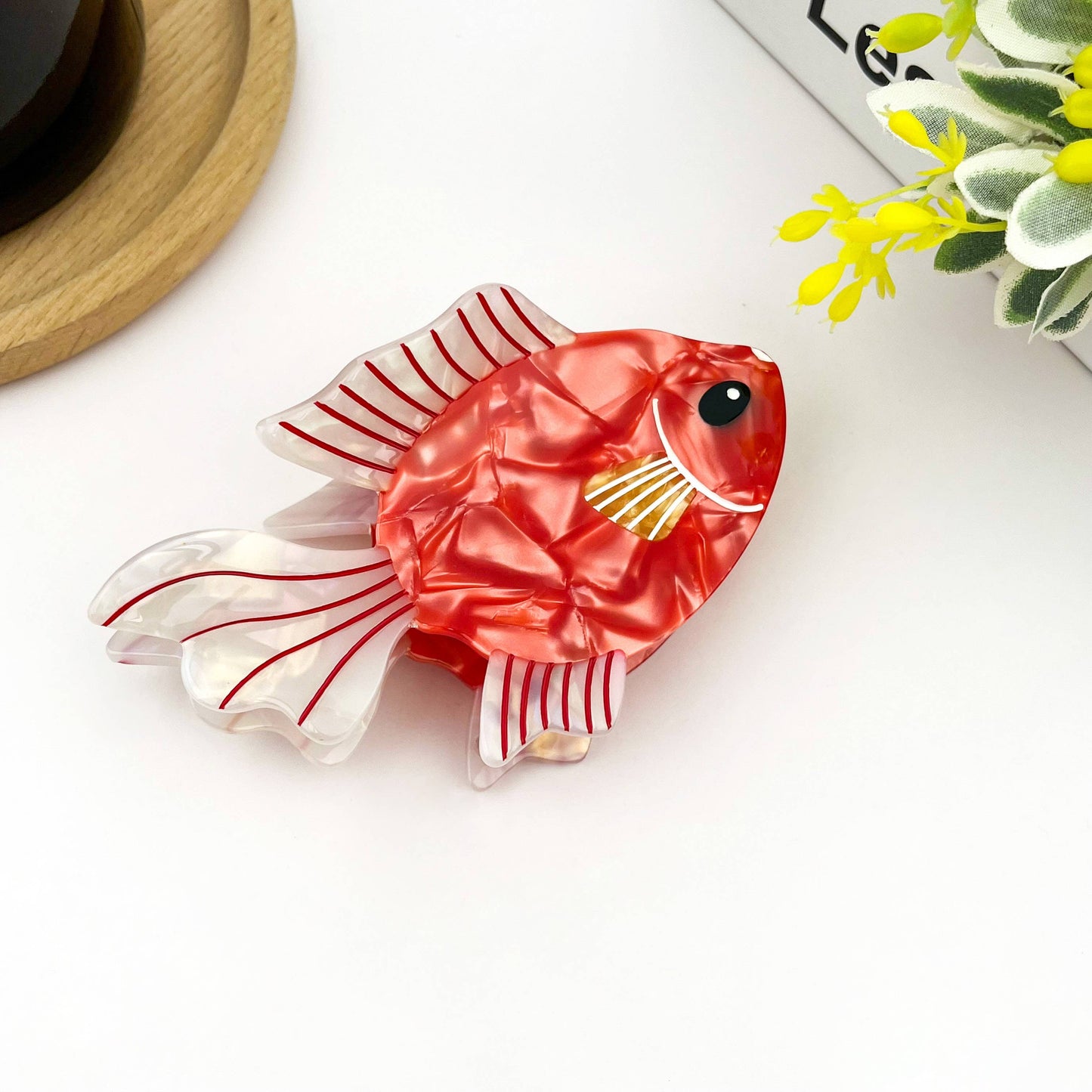 Cute Fish Acetate Hair Claw Clip, Ocean Hair Accessory