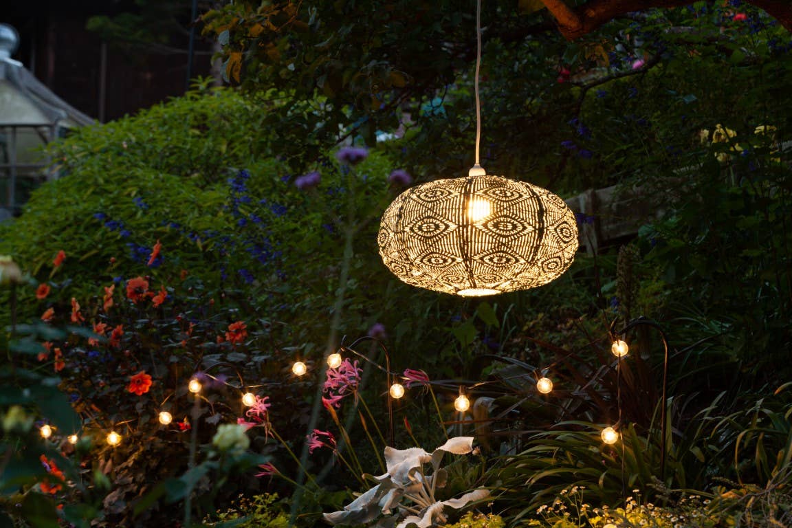 Stella Nova Outdoor Pendent Light - Starbeam 20" Evergreen