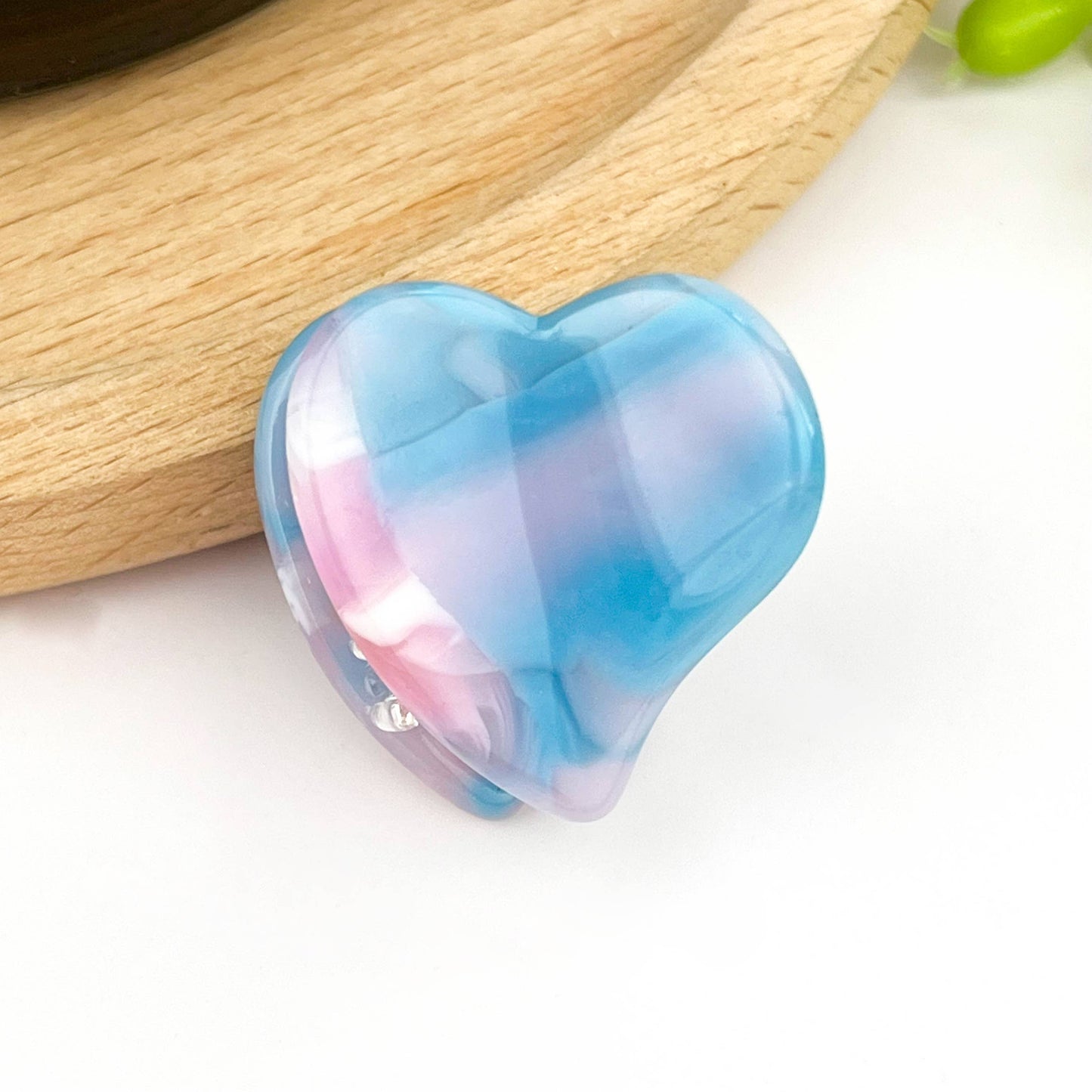 Cute Mini Heart Acetate Claw Clip, Valentine's Day Hair Clip