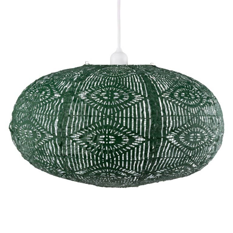 Stella Nova Outdoor Pendent Light - Starbeam 20" Evergreen