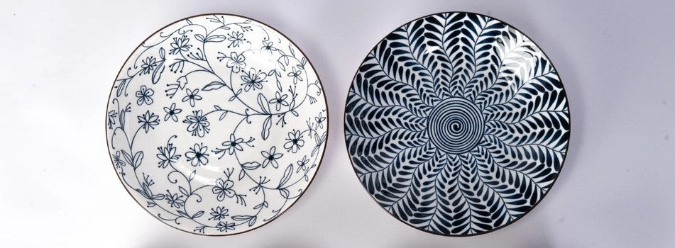 Blue & White Plate