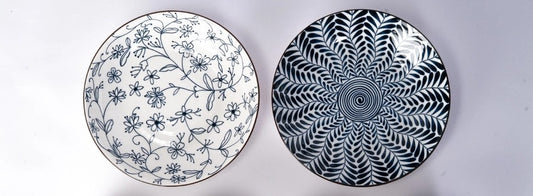 Blue & White Plate