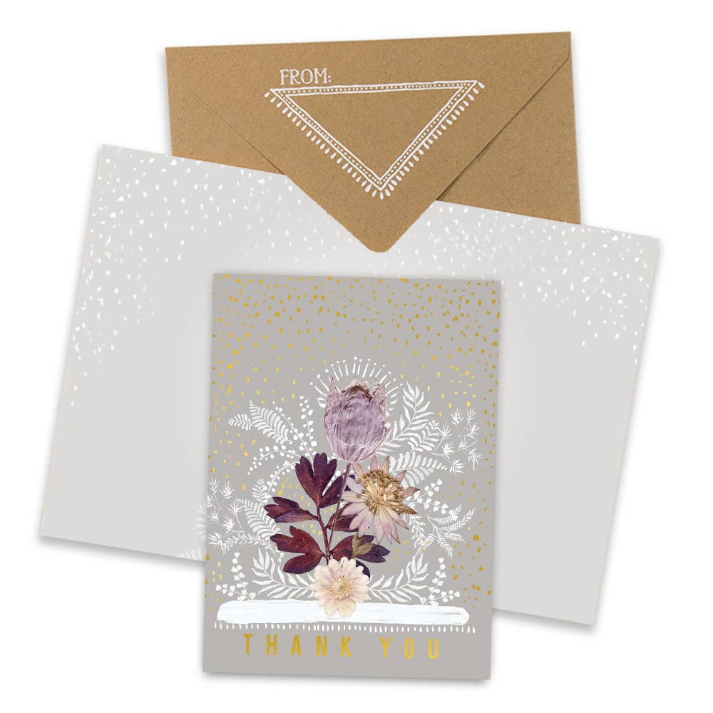 Greeting Card - Thank You Flowers