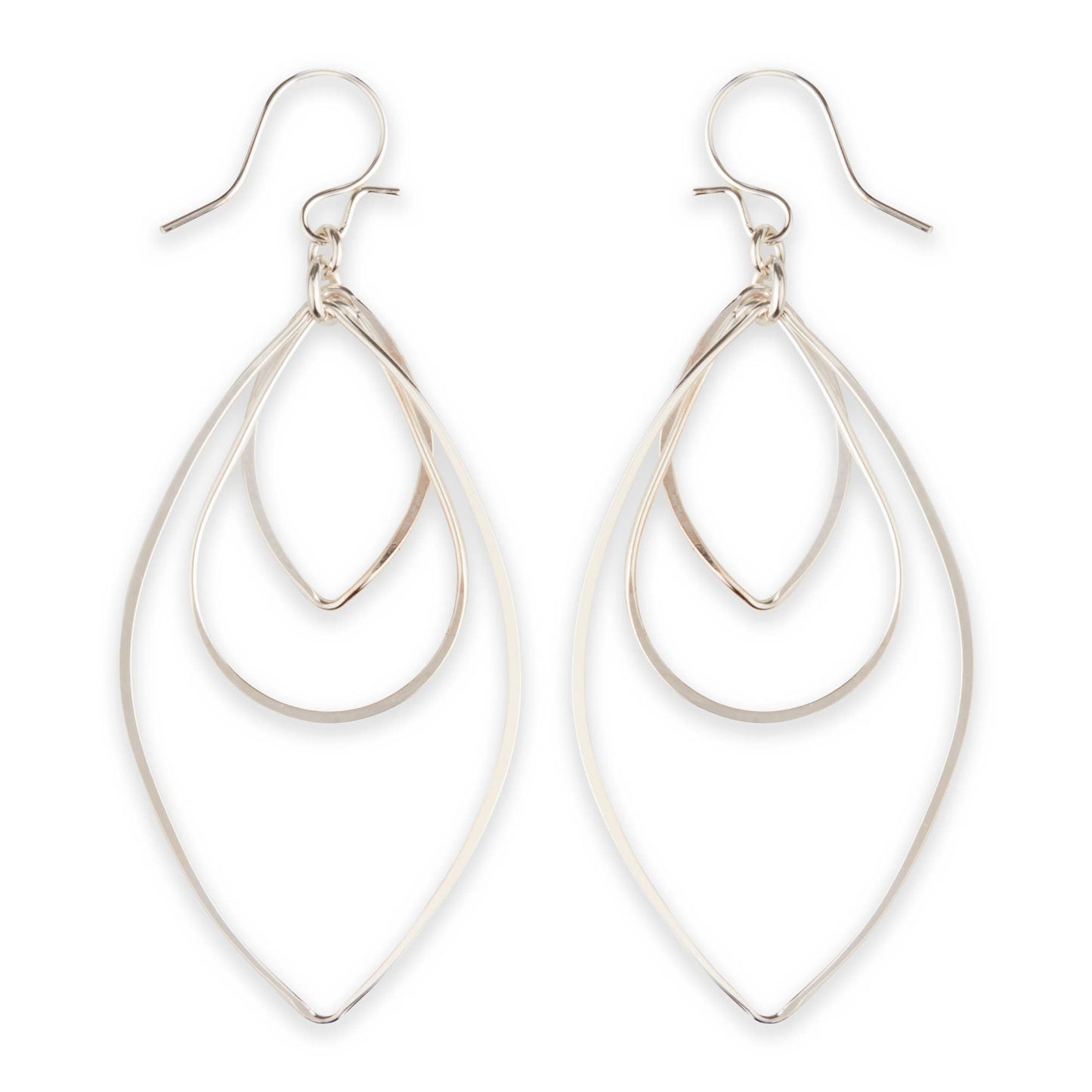 Triple Shape Dangle Earring