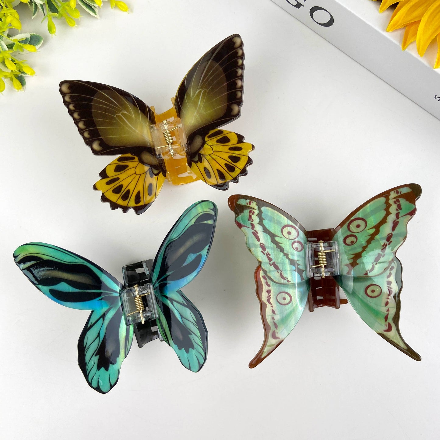 Colorful Butterfly Hair Clips