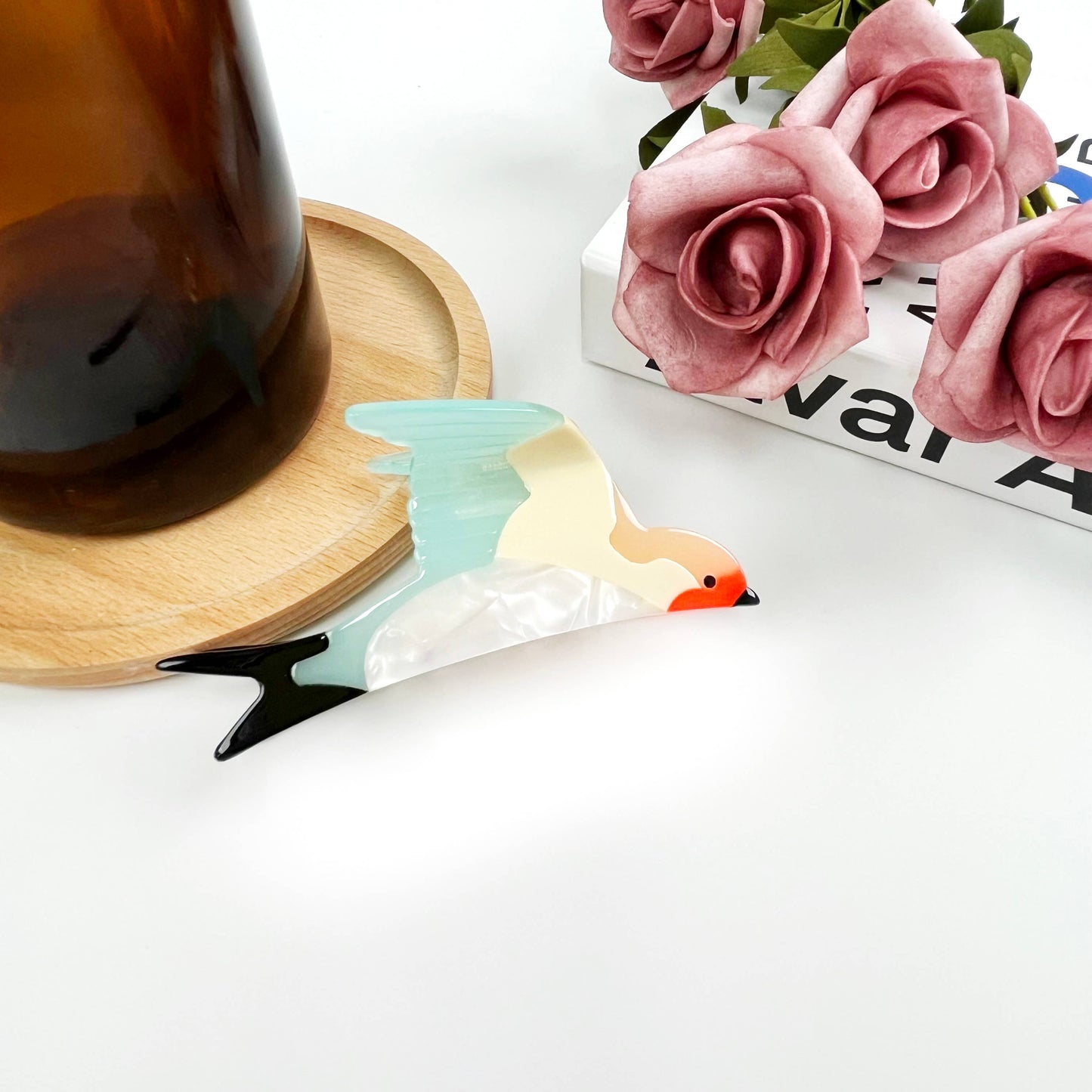 Swallow Hair Acetate Claw Clips