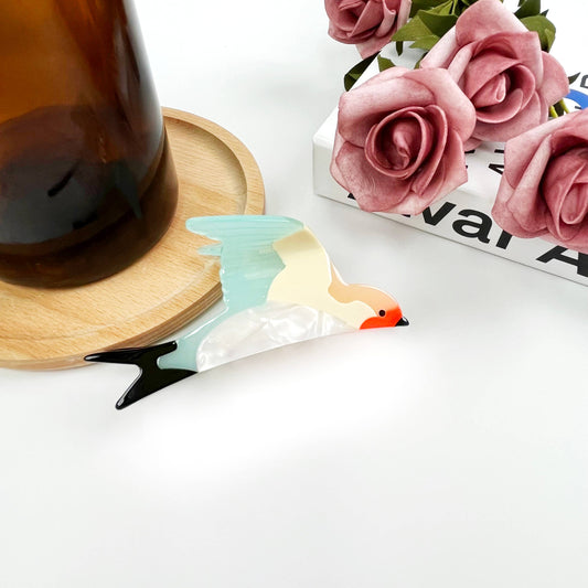 Swallow Hair Acetate Claw Clips