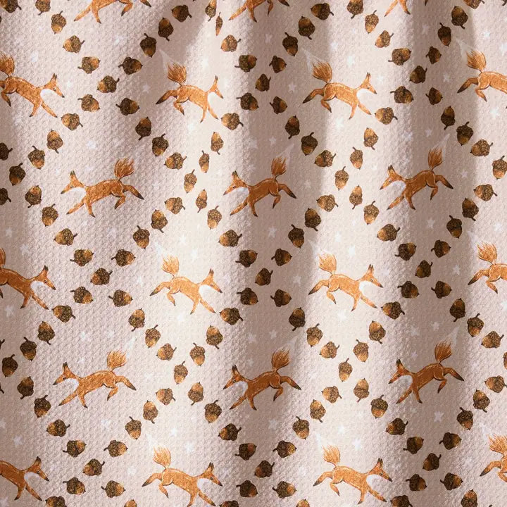 Foxes and Twinkles Tea Towel