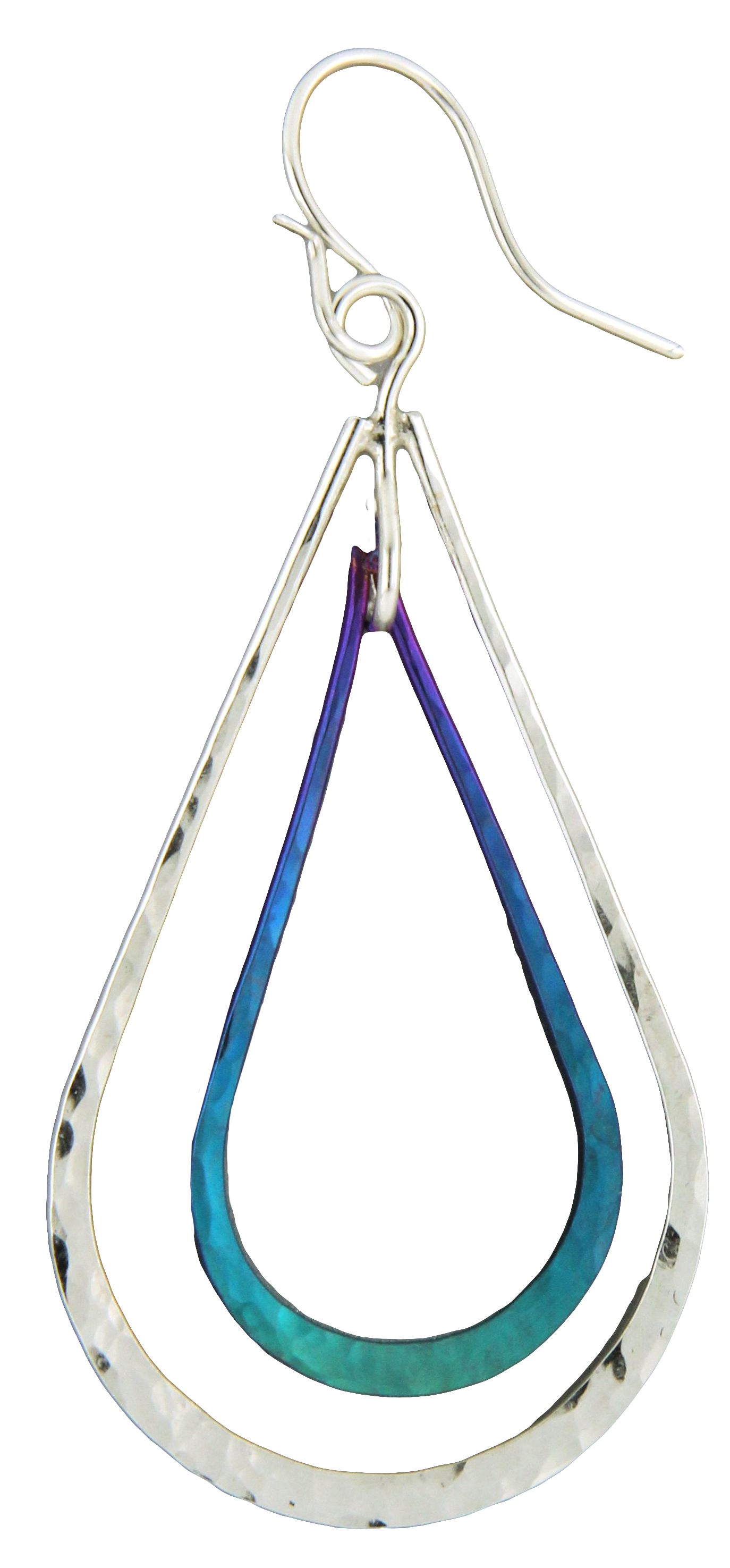 Double Teardrop Dangle Earring