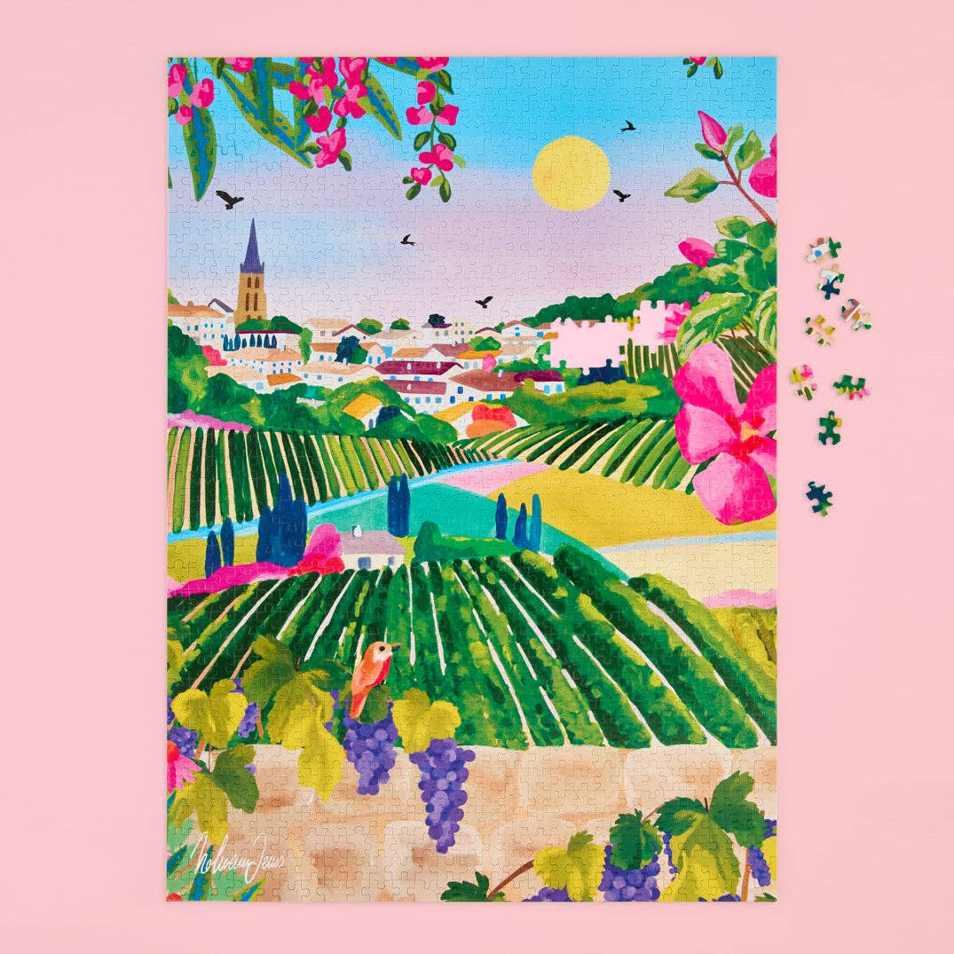 Village Vineyard 1000 Piece Puzzle