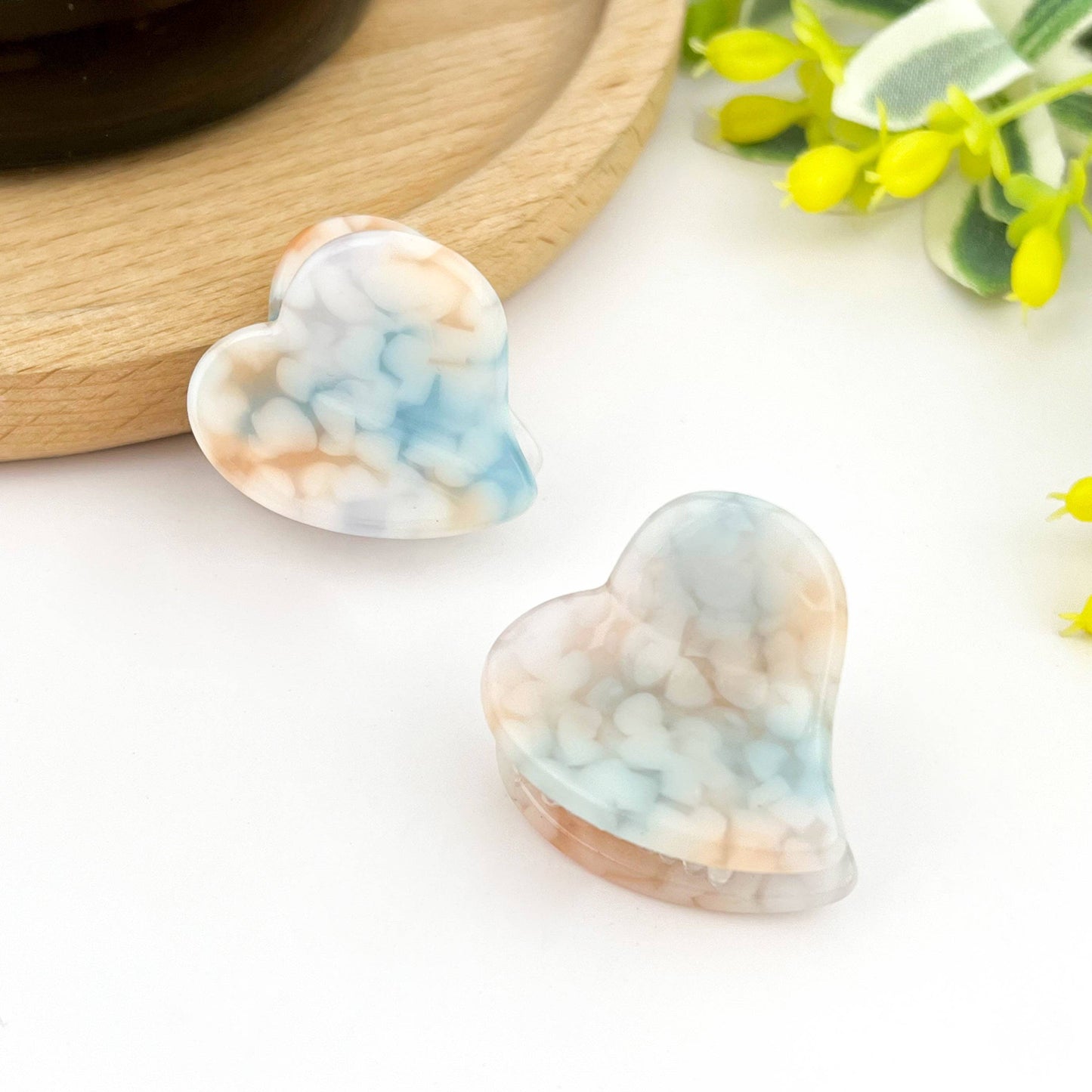 Cute Mini Heart Acetate Claw Clip, Valentine's Day Hair Clip