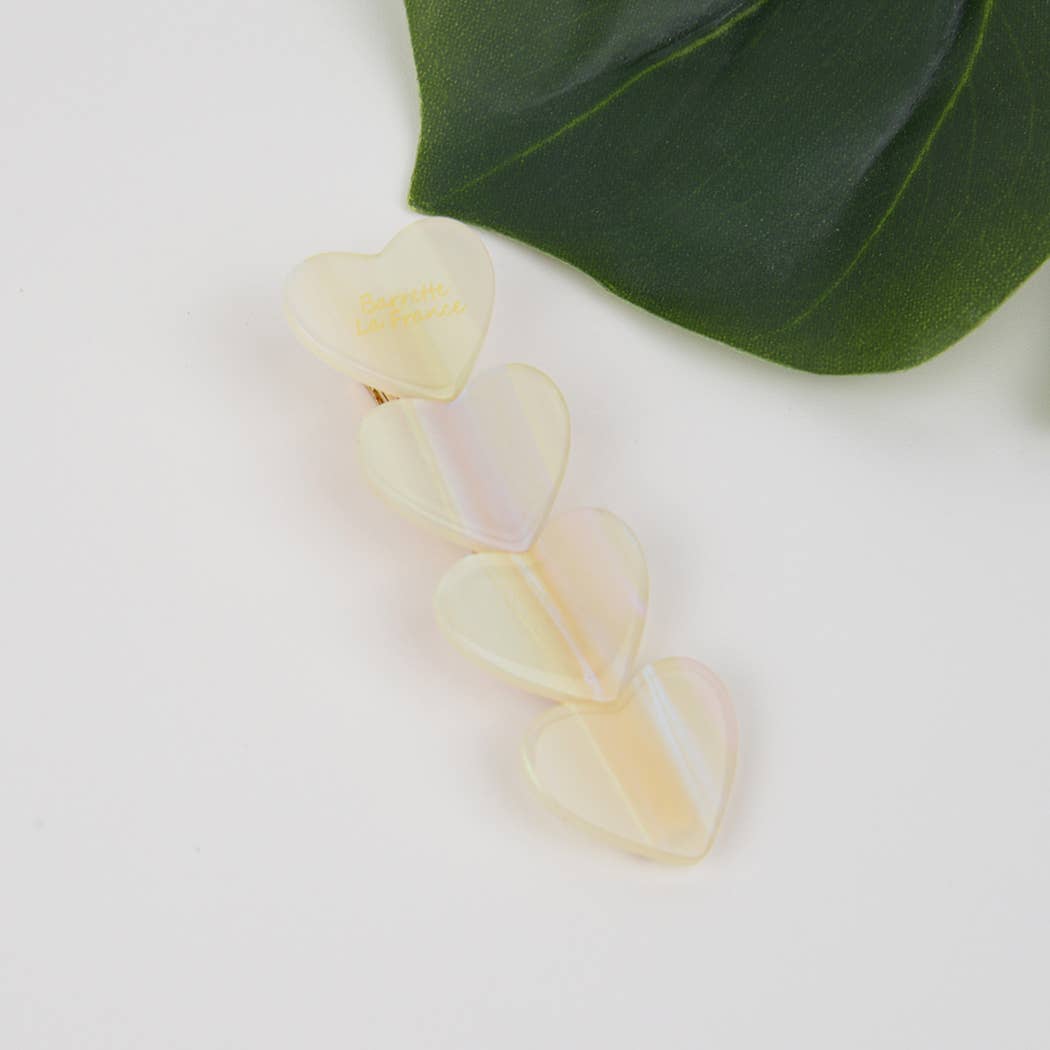 2.64‘’ Acetate Heart Hair Clip, Eco-Friendly