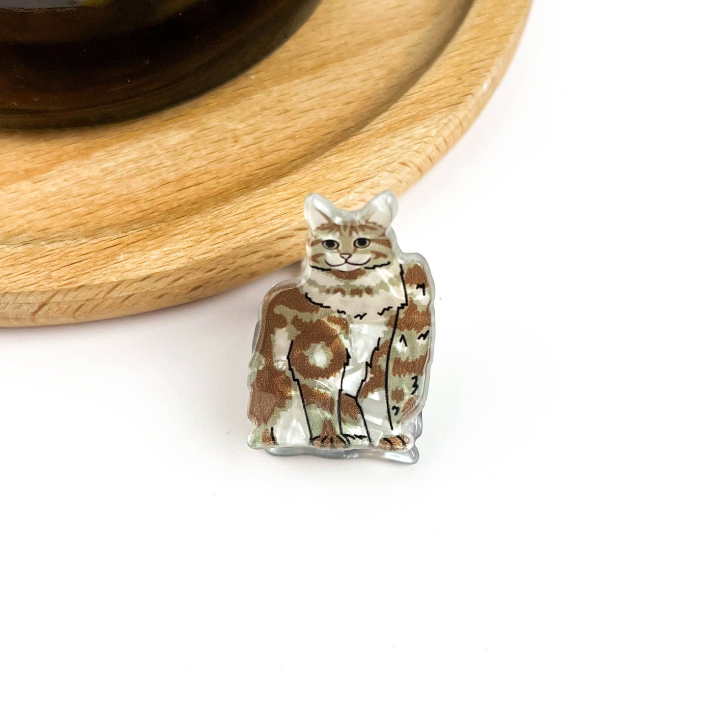 Mini Cat Hair Claw Clip