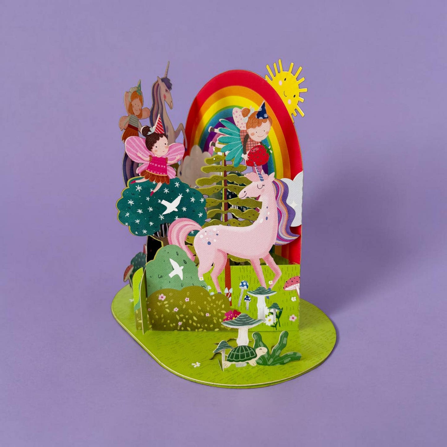 Unicorn Fantasy Message in a Bottle Card