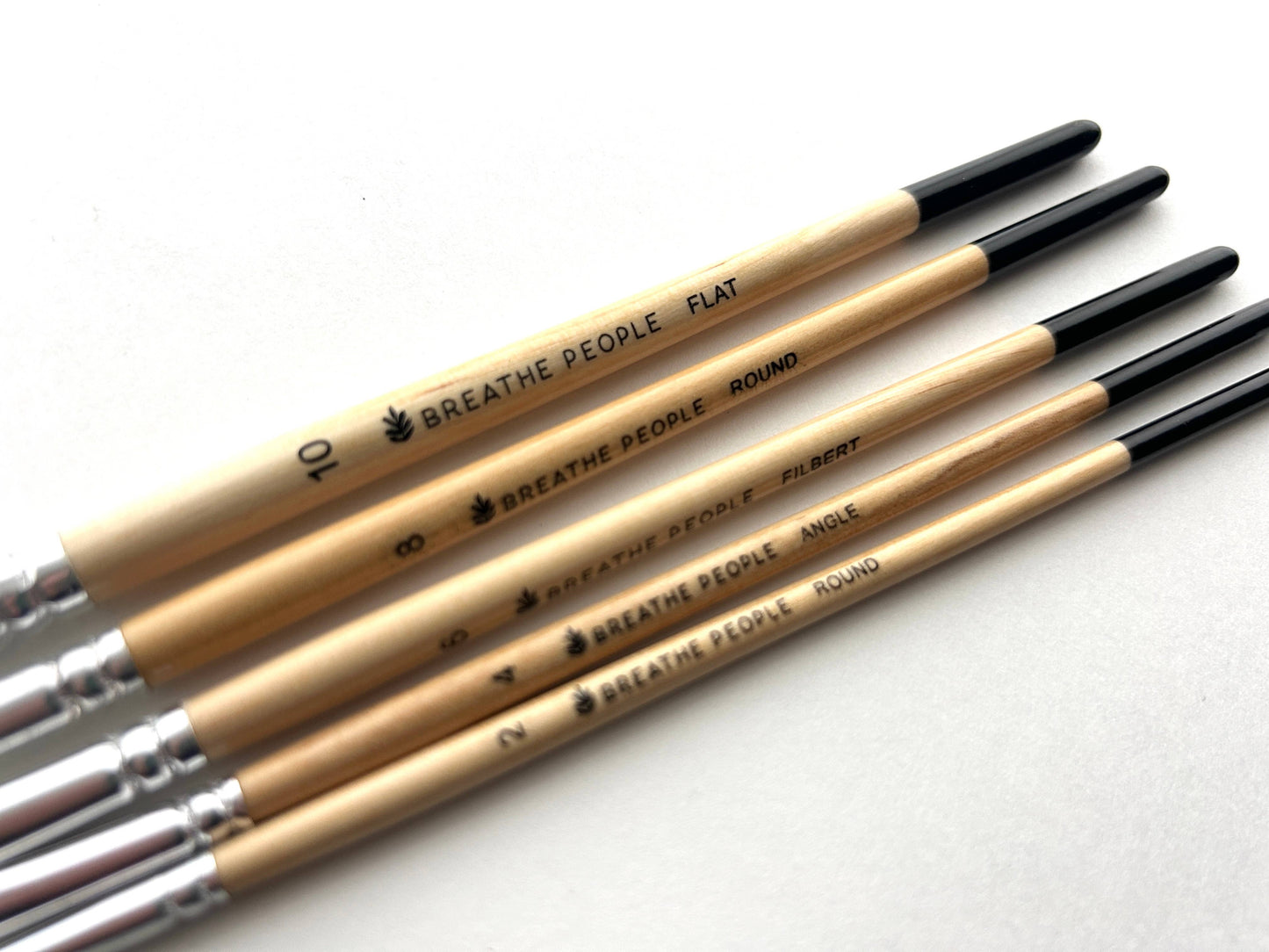 5-Piece Paintbrush Set for Watercolor, Acrylic, Gouache