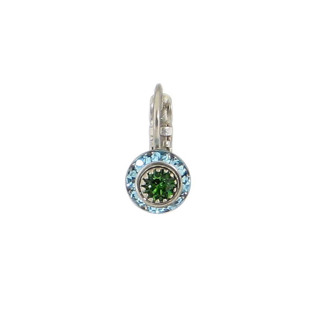 Crystal Disc Earring