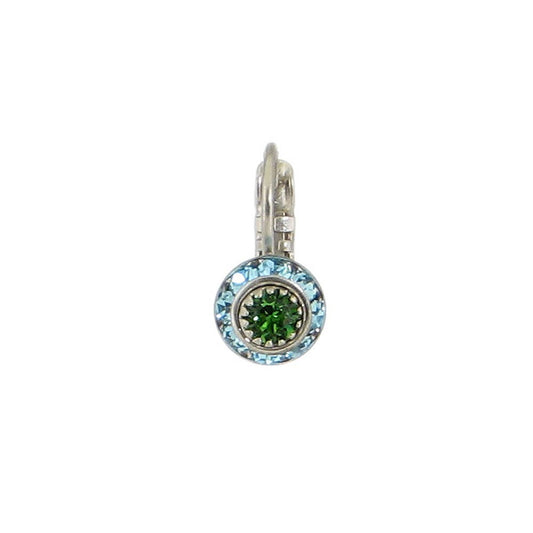 Crystal Disc Earring