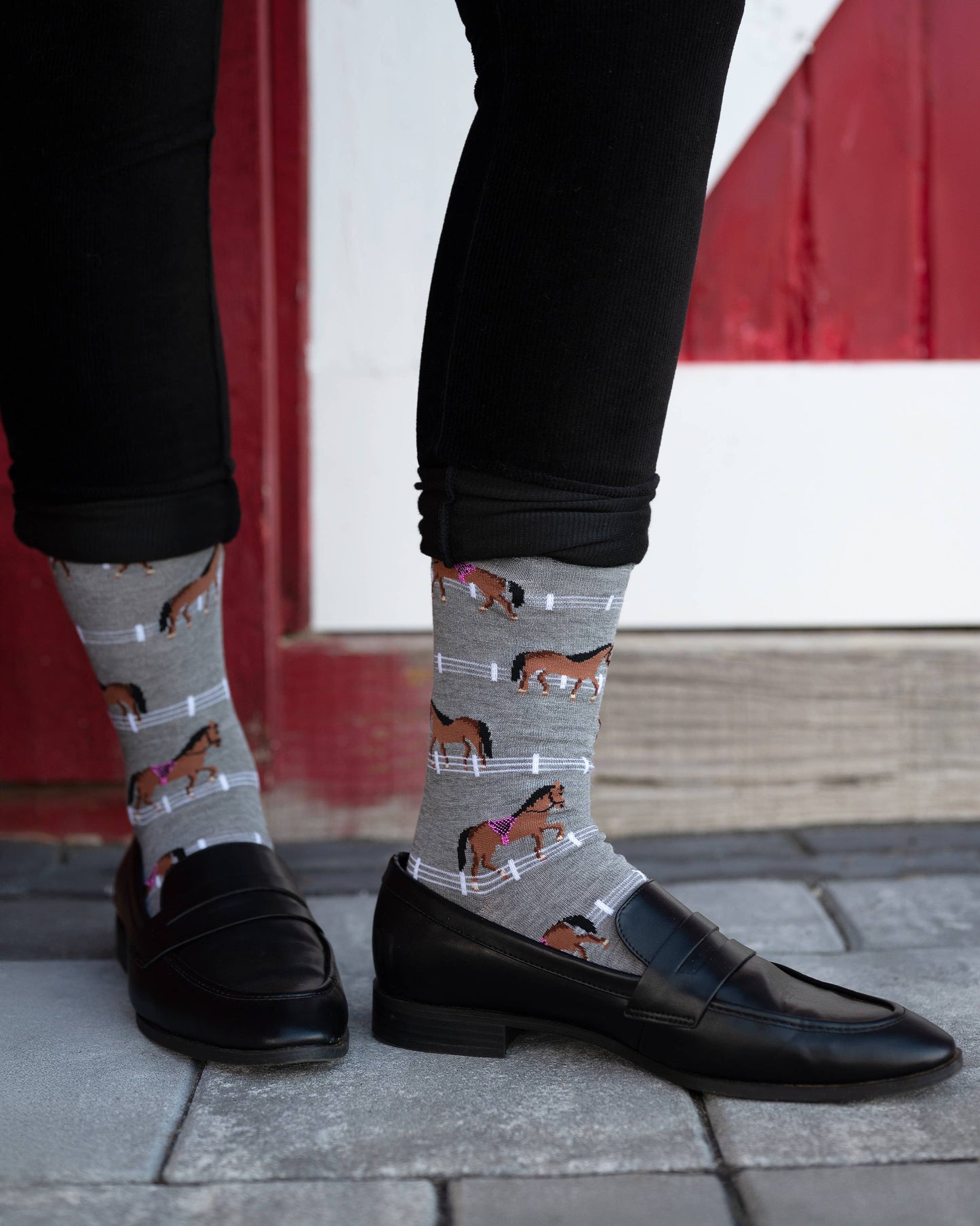 MeMoi Show Pony Bamboo Blend Crew Socks