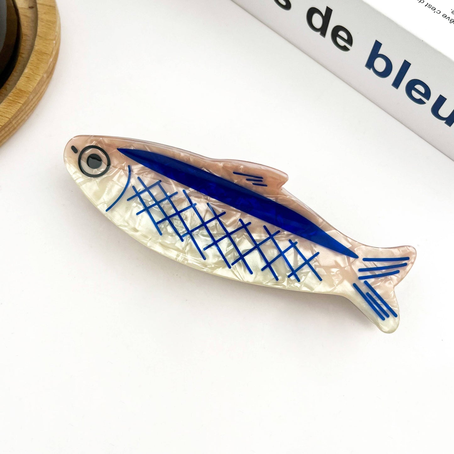 Sardine-Shaped Hair Claw Clip