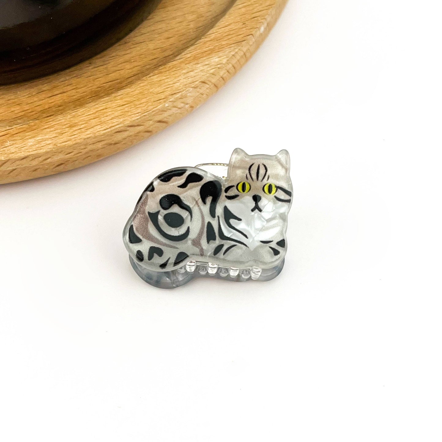 Mini Cat Hair Claw Clip